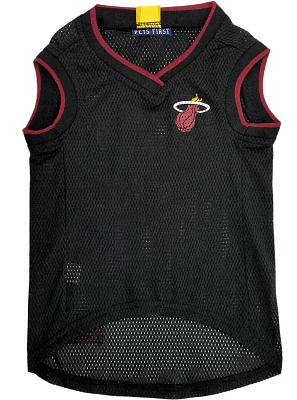 Pets First Miami Heat Mesh Dog Jersey