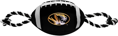 Pets First University of Missouri Nylon Football Rope Toy                                                                       