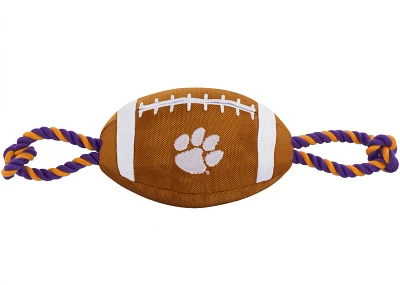 Pets First Clemson University Nylon Football Rope Dog Toy                                                                       