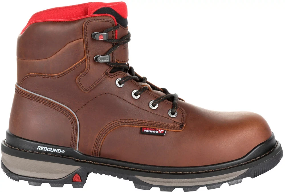 Rocky Men's Rams Horn Composite Toe Waterproof Work Boots                                                                       