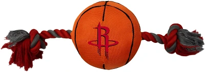 Pets First Houston Rockets Nylon Basketball Rope Dog Toy                                                                        