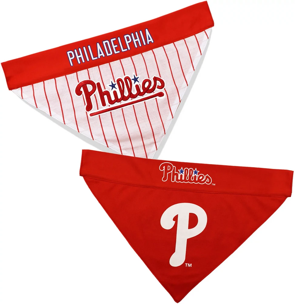 Pets First Philadelphia Phillies Reversible Dog Bandana