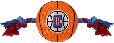 Pets First Los Angeles Clippers Nylon Basketball Rope Dog Toy                                                                   