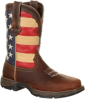 Durango Women's Lady Rebel Work Patriotic Flag Steel Toe Work Boots                                                             