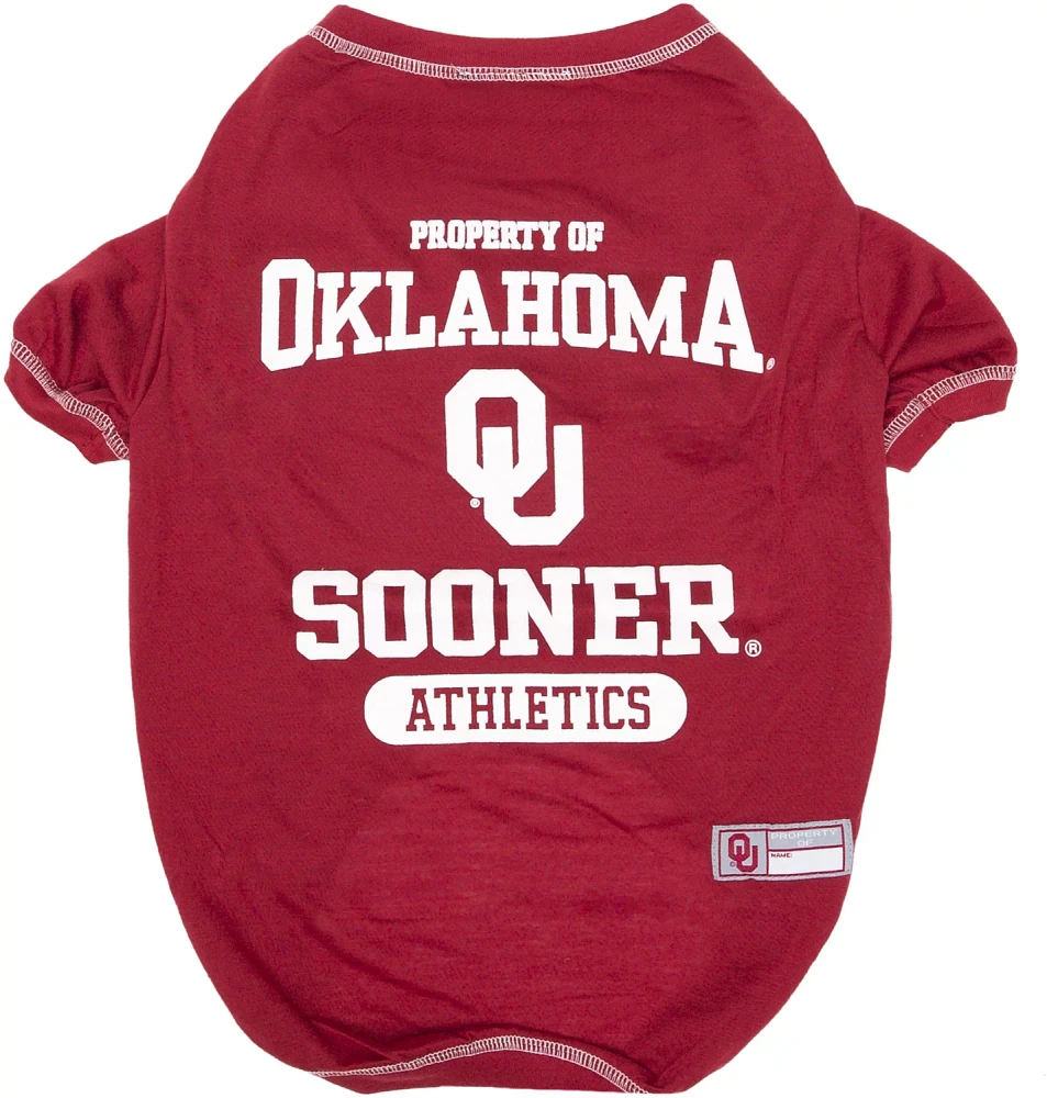 Pets First University of Oklahoma Pet T-shirt