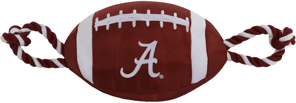 Pets First University of Alabama Nylon Football Rope Toy                                                                        