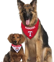 Pets First Texas Rangers Reversible Dog Bandana