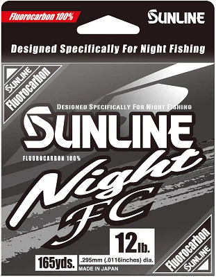 Sunline Night FC 25 lb - 165 yd Fluorocarbon Fishing Line                                                                       