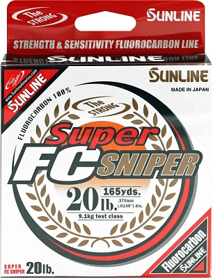 Sunline Super FC Sniper 25 lb - 165 yd Fluorocarbon Fishing Line                                                                