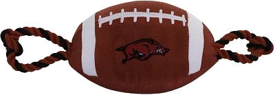 Pets First University of Arkansas Nylon Football Rope Toy                                                                       