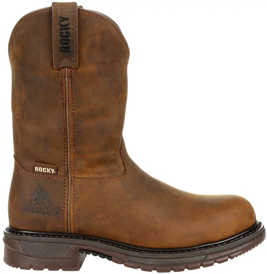 Rocky Men's Original Ride Steel Toe Western Boots                                                                               