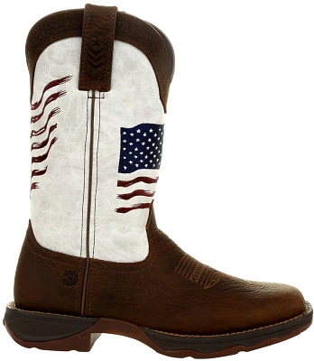 Durango Women's Lady Rebel Distressed Flag Embroidery Western Boots                                                             