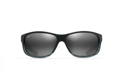 Maui Jim Men's Kaiwi Channel Polarized Wrap Sunglasses