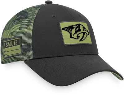 Fanatics Men's Nashville Predators Mil App Structured Adjustable Cap                                                            