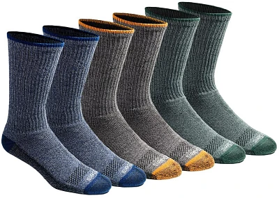 Dickies Men's Dri-Tech Comfort Crew Work Socks 6-Pack                                                                           