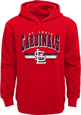 Outerstuff Kids' St. Louis Cardinals Players Pullover Hoodie                                                                    