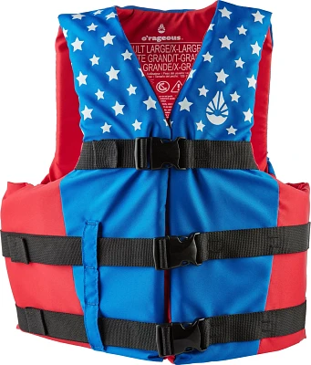 O'Rageous Adults' Americana Nylon Life Vest