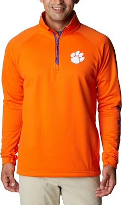 Columbia Sportswear Men's Clemson University Terminal Tackle 1/4-Zip Fleece Top