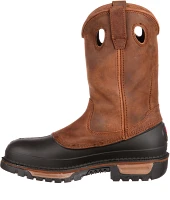 Georgia Men's Muddog Waterproof Wellington Steel Toe Work Boots                                                                 