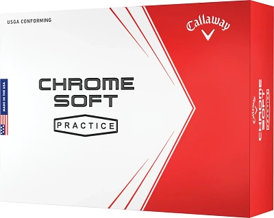 Callaway Chrome Soft Practice Golf Ball                                                                                         