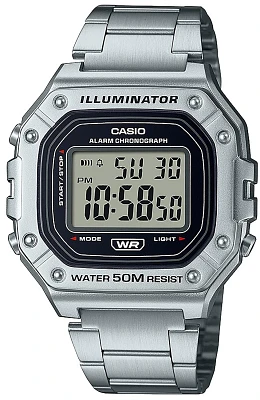 Casio Men's Classic Stainless Digital Bracelet Watch                                                                            