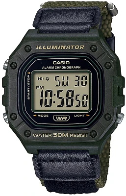 Casio Men's Classic Digital Velcro Strap Watch                                                                                  