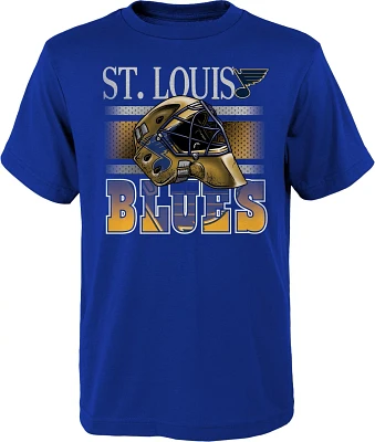 Outerstuff Youth St. Louis Blues Helmet Head Short Sleeve T-shirt