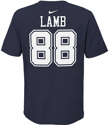 Nike Boys' Dallas Cowboys Lamb Name and Number Graphic T-shirt                                                                  