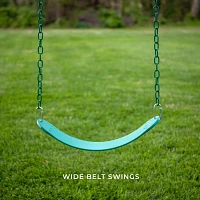 Backyard Discovery Little Brutus Heavy Duty Metal Swing Set                                                                     