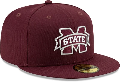 New Era Men's Mississippi State University 59FIFTY Basic Fitted Cap                                                             