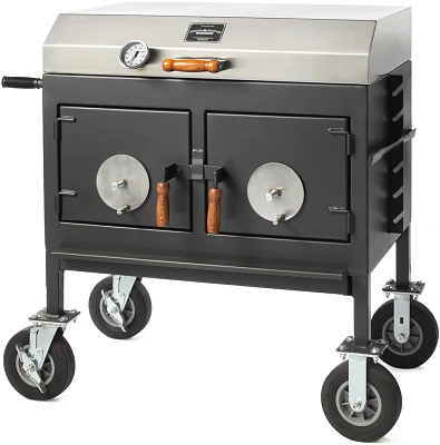 Pitts & Spitts Adjustable Charcoal Grill                                                                                        