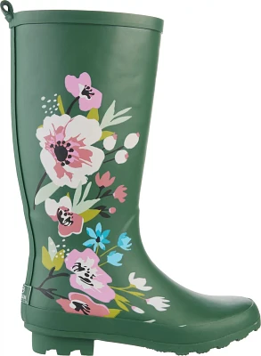 Magellan Outdoors Women's Floral Rubber Boots                                                                                   