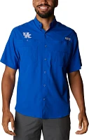 Columbia Sports Men's University of Kentucky Tamiami Short Sleeve Fishing Shirt