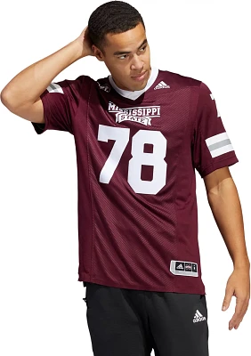 adidas Men's Mississippi State University Premier Football Jersey