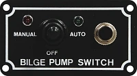 SeaSense Bilge Pump Switch Panel with LED Indication                                                                            