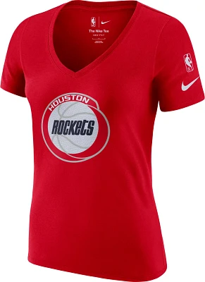 Nike Women’s Houston Rockets Dri-FIT City Edition Mixtape V-neck T-shirt                                                      