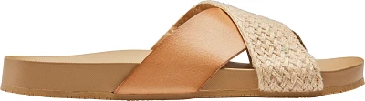 O'Rageous Women's Raffia Crossband Slides                                                                                       