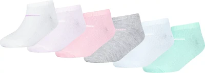 Nike Youth Metallic Swoosh Low Cut Socks 6 Pack                                                                                 