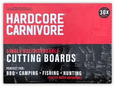Hardcore Carnivore Cutting Boards 30-Pack                                                                                       