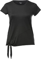 BCG Women's Front Tie Short Sleeve T-shirt