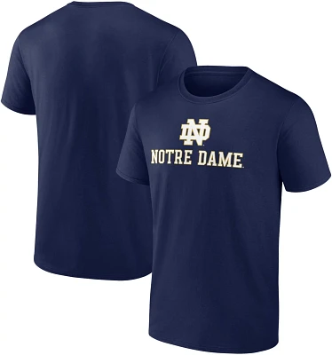 University of Notre Dame Men's Team Lockup Graphic T-shirt