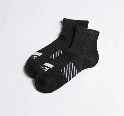 MISSION Unisex Performance Quarter Socks 2-Pack                                                                                 