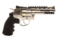 Barra Airguns Exterminator 4 in Nickel BB Revolver                                                                              