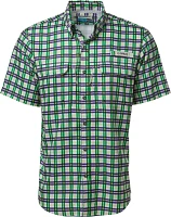 Magellan Outdoors Men's Mardi Gras Plaid Short Sleeve Shirt                                                                     