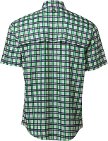 Magellan Outdoors Men's Mardi Gras Plaid Short Sleeve Shirt                                                                     