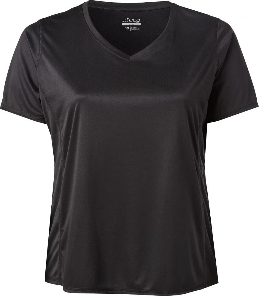 BCG Women's Plus Turbo Solid Short Sleeve T-shirt