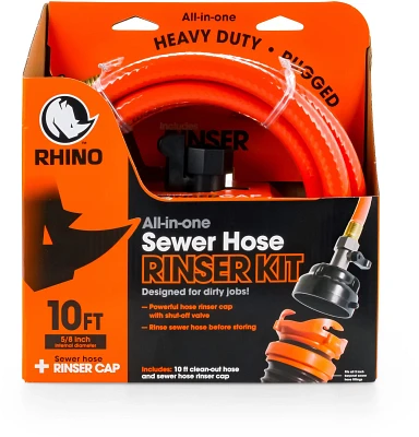 Camco 22999 RhinoFLEX 10 ft Clean Out Hose System                                                                               