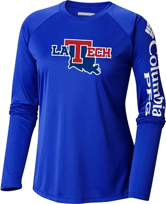 Columbia Sportswear Women’s Louisiana Tech University PFG Tidal Long Sleeve T-shirt