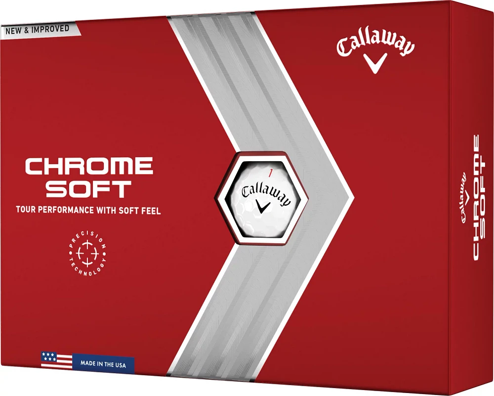 Callaway Chrome Soft 2022 Golf Balls 12-Pack