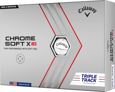 Callaway Chrome Soft X LS TripleTrack 2022 Golf Balls 12-Pack